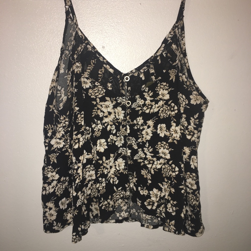 Floral crop top